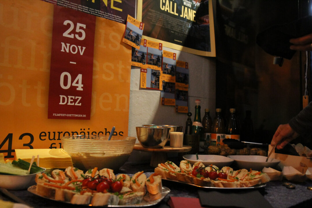 Nach der Gala im Foyer des Lumière