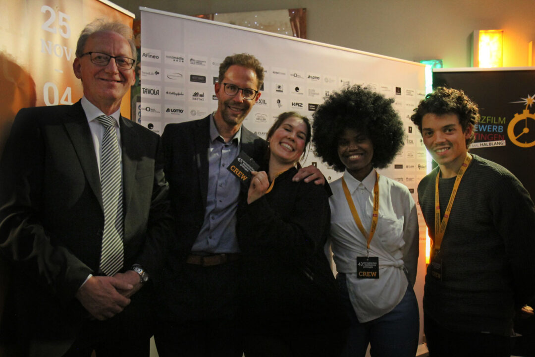 Nach der Gala im Foyer des Lumière